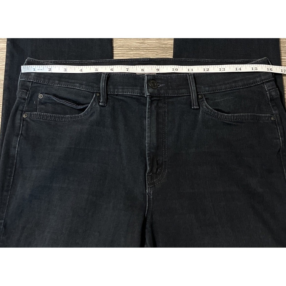 Mother The Rascal Slit Undone Hem High Rise Straight Jean SZ 32x33 Storm Clouds - Picture 9 of 15